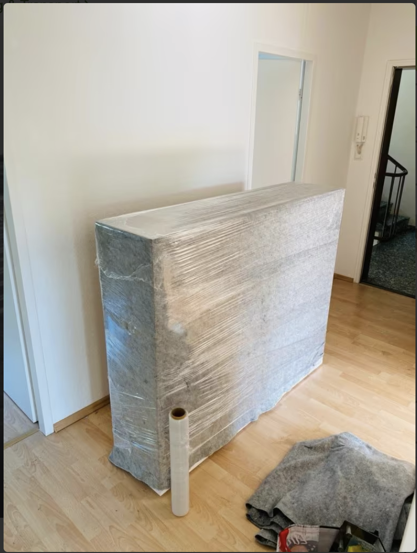 Möbel sicher verpackt